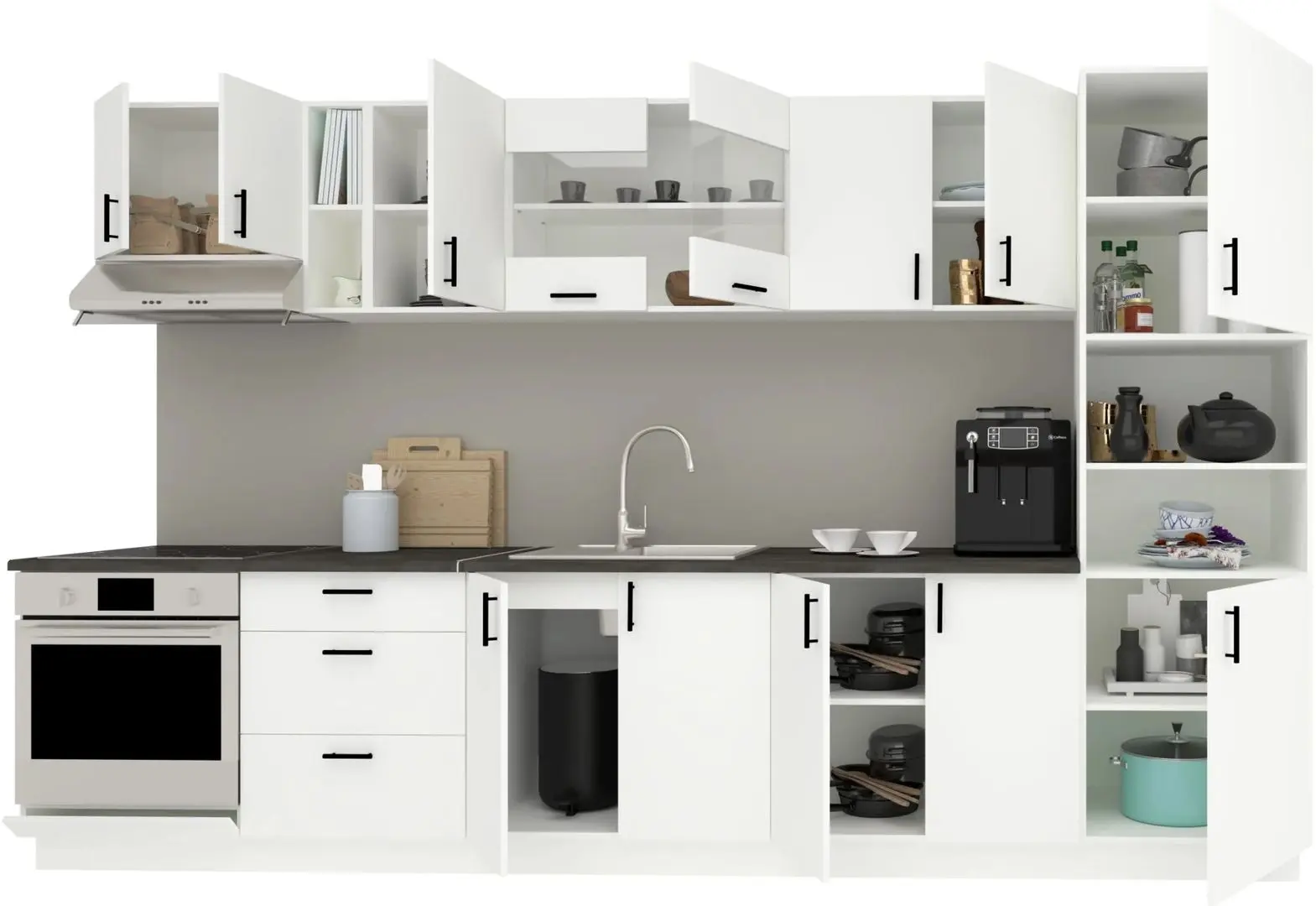 Bucatarie Haaus Karo V31 3.4m (White)