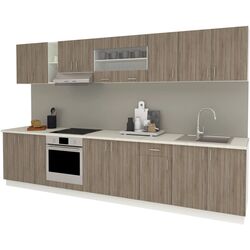 Кухня Haaus Karo V32 3.4м (Dark Sonoma Oak/White) Thumb
