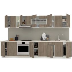 Кухня Haaus Karo V32 3.4м (Dark Sonoma Oak/White) Thumb