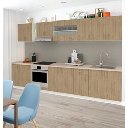 Bucatarie Haaus Karo V32 3.4m (Natural Wood/White)