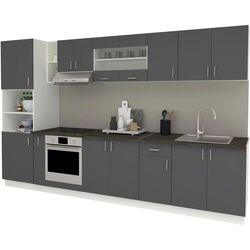 Кухня Haaus Karo V33 3.4м (Anthracite/White) Thumb