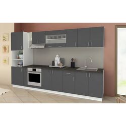 Кухня Haaus Karo V33 3.4м (Anthracite/White)