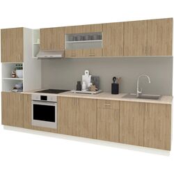 Кухня Haaus Karo V33 3.4м (Natural Wood/White) Thumb