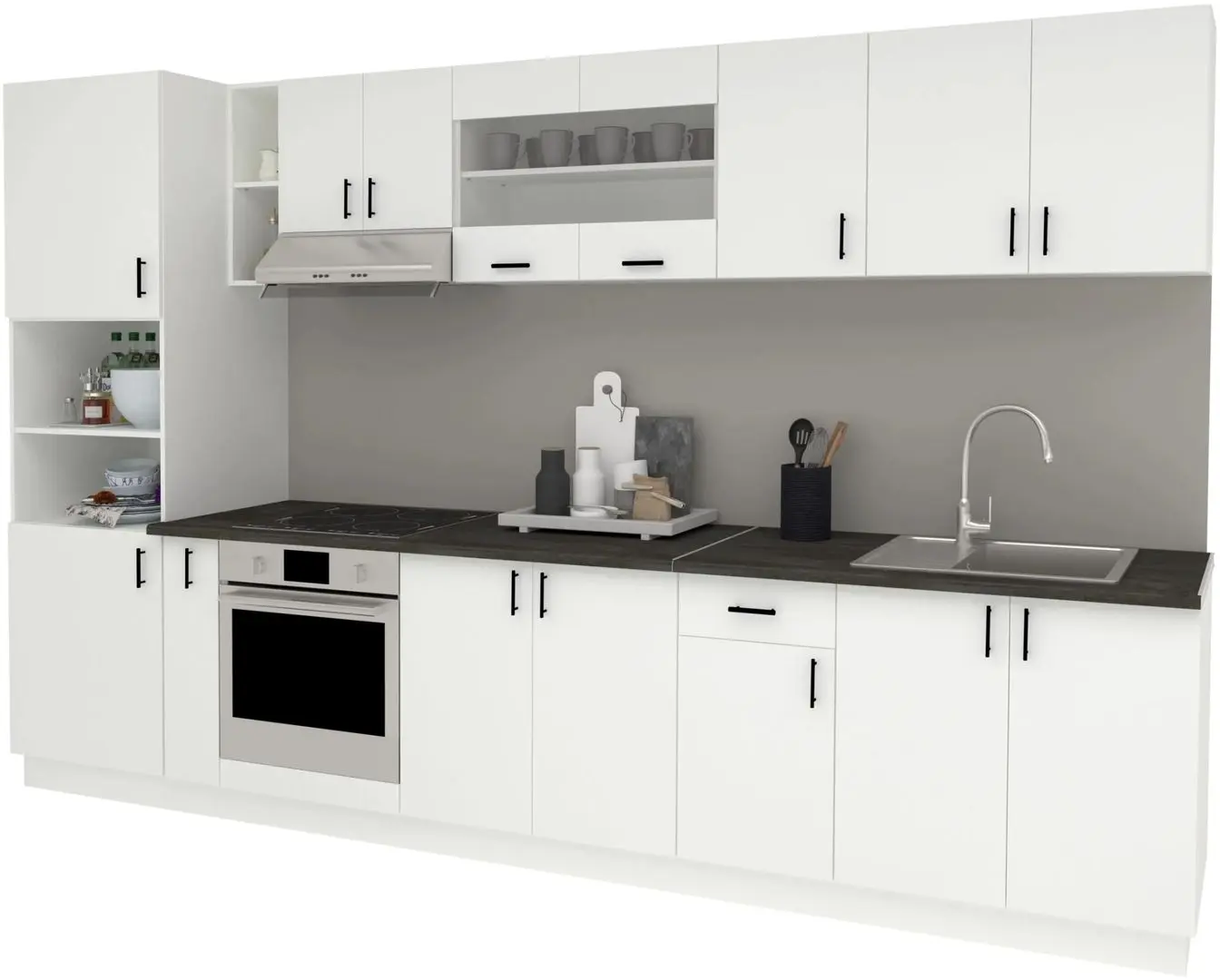 Кухня Haaus Karo V33 3.4м (White) - 2