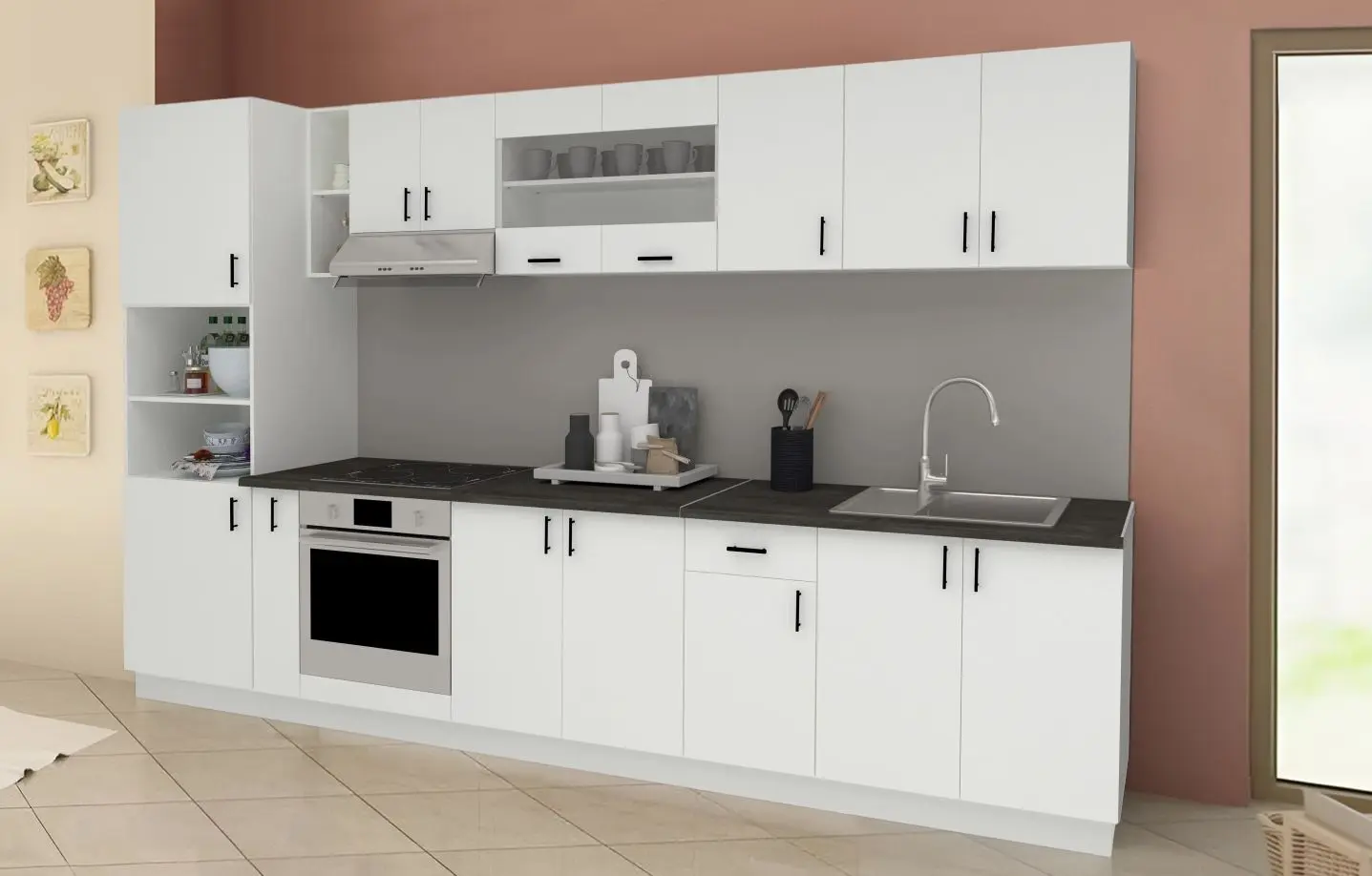 Кухня Haaus Karo V33 3.4м (White)
