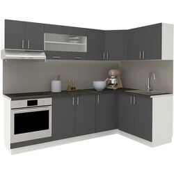 Кухня Haaus Karo V34 2.4x1.4м (Anthracite/White) Thumb