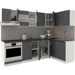 Кухня Haaus Karo V34 2.4x1.4м (Anthracite/White) Thumb