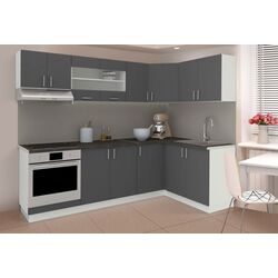 Кухня Haaus Karo V34 2.4x1.4м (Anthracite/White)