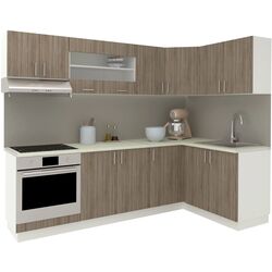 Кухня Haaus Karo V34 2.4x1.4м (Dark Sonoma Oak/White) Thumb