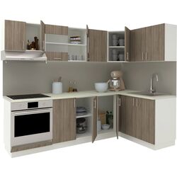 Кухня Haaus Karo V34 2.4x1.4м (Dark Sonoma Oak/White) Thumb
