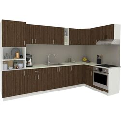 Bucatarie Haaus Karo V35 3.2x1.6m (Bronze Oak/White) Thumb