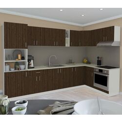 Bucatarie Haaus Karo V35 3.2x1.6m (Bronze Oak/White)