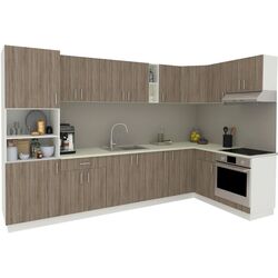Кухня Haaus Karo V35 3.2x1.6м (Dark Sonoma Oak/White) Thumb