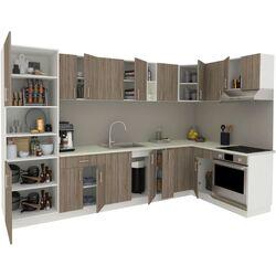 Кухня Haaus Karo V35 3.2x1.6м (Dark Sonoma Oak/White) Thumb