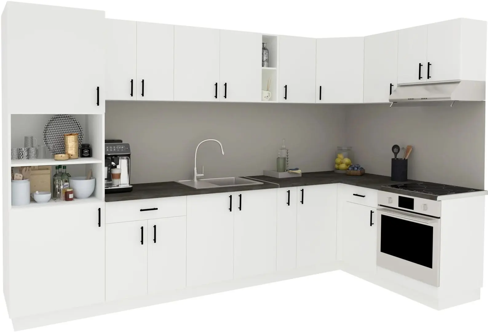 Кухня Haaus Karo V35 3.2x1.6м (White) - 2