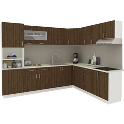 Bucatarie Haaus Karo V36 2.8x2.2m (Bronze Oak/White) Thumb