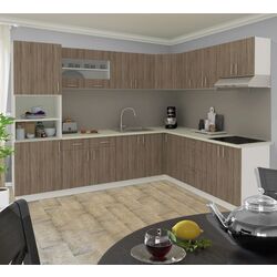 Bucatarie Haaus Karo V36 2.8x2.2m (Dark Sonoma Oak/White)