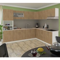 Bucatarie Haaus Karo V36 2.8x2.2m (Natural Wood/White)