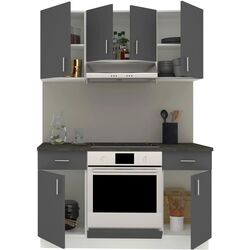 Bucatarie Haaus Karo V5 1.4m (Anthracite/White) Thumb