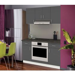 Bucatarie Haaus Karo V5 1.4m (Anthracite/White)