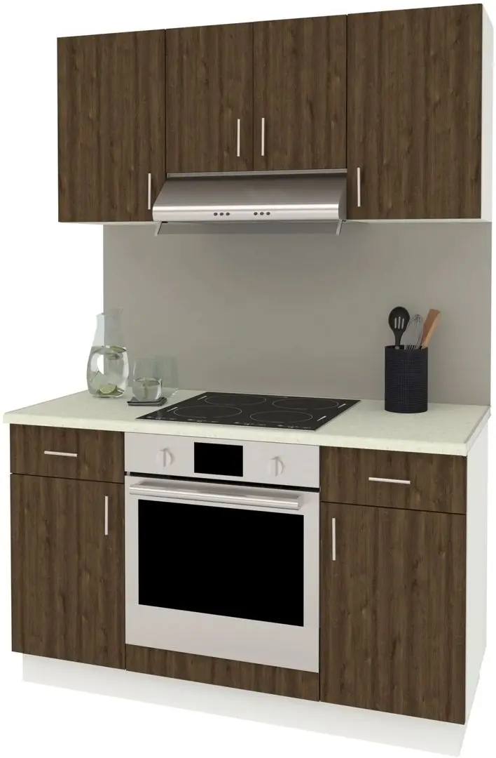 Кухня Haaus Karo V5 1.4м (Bronze Oak/White) - 2
