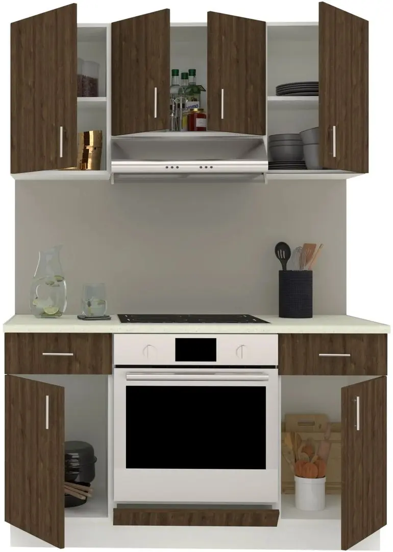 Кухня Haaus Karo V5 1.4м (Bronze Oak/White) - 3