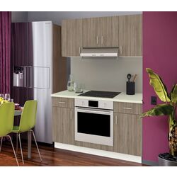 Bucatarie Haaus Karo V5 1.4m (Dark Sonoma Oak/White) Thumb