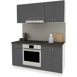 Bucatarie Haaus Karo V6 1.6m (Anthracite/White) Thumb