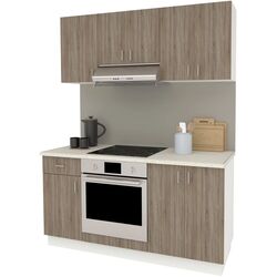 Кухня Haaus Karo V6 1.6м (Dark Sonoma Oak/White) Thumb