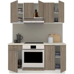 Кухня Haaus Karo V6 1.6м (Dark Sonoma Oak/White) Thumb