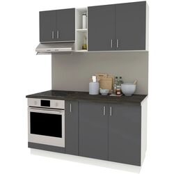 Кухня Haaus Karo V7 1.6м (Anthracite/White) Thumb