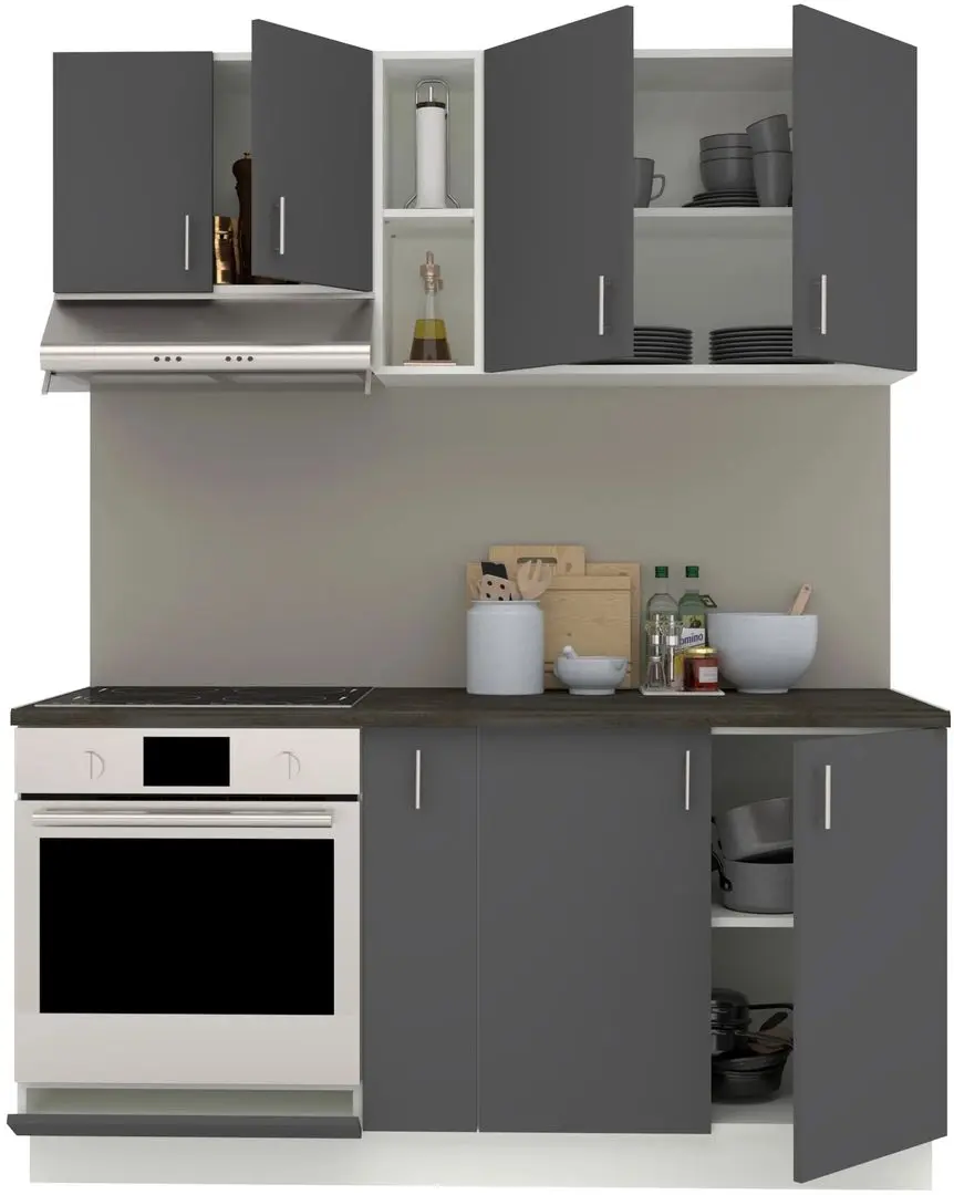 Кухня Haaus Karo V7 1.6м (Anthracite/White)