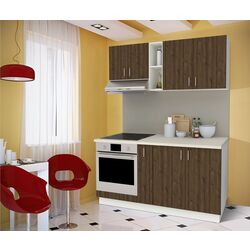 Bucatarie Haaus Karo V7 1.6m (Bronze Oak/White)