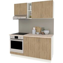 Кухня Haaus Karo V7 1.6м (Natural Wood/White) Thumb