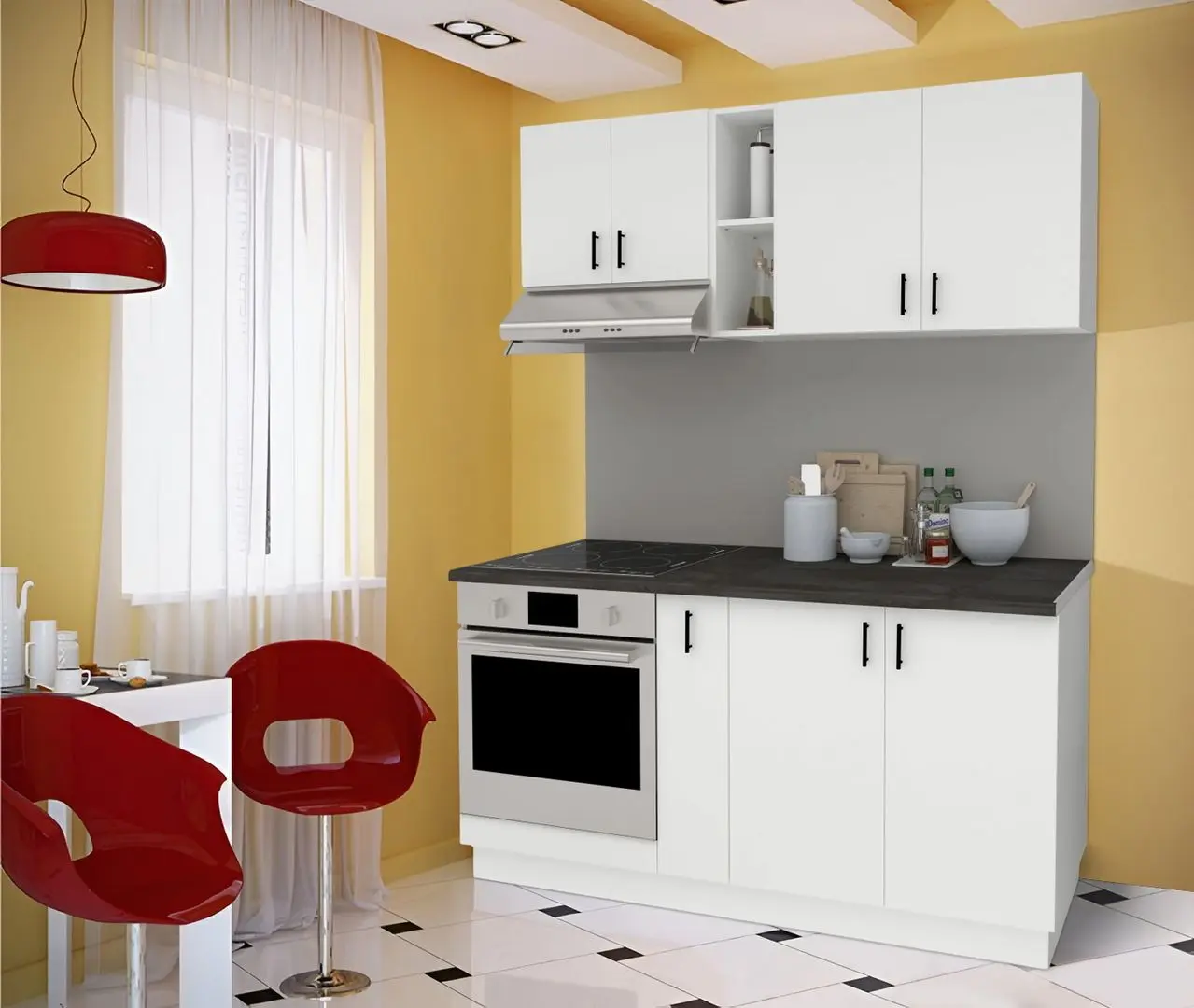 Bucatarie Haaus Karo V7 1.6m (White)