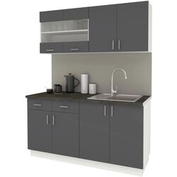 Кухня Haaus Karo V8 1.6м (Anthracite/White) Thumb