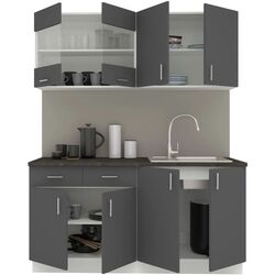 Кухня Haaus Karo V8 1.6м (Anthracite/White) Thumb