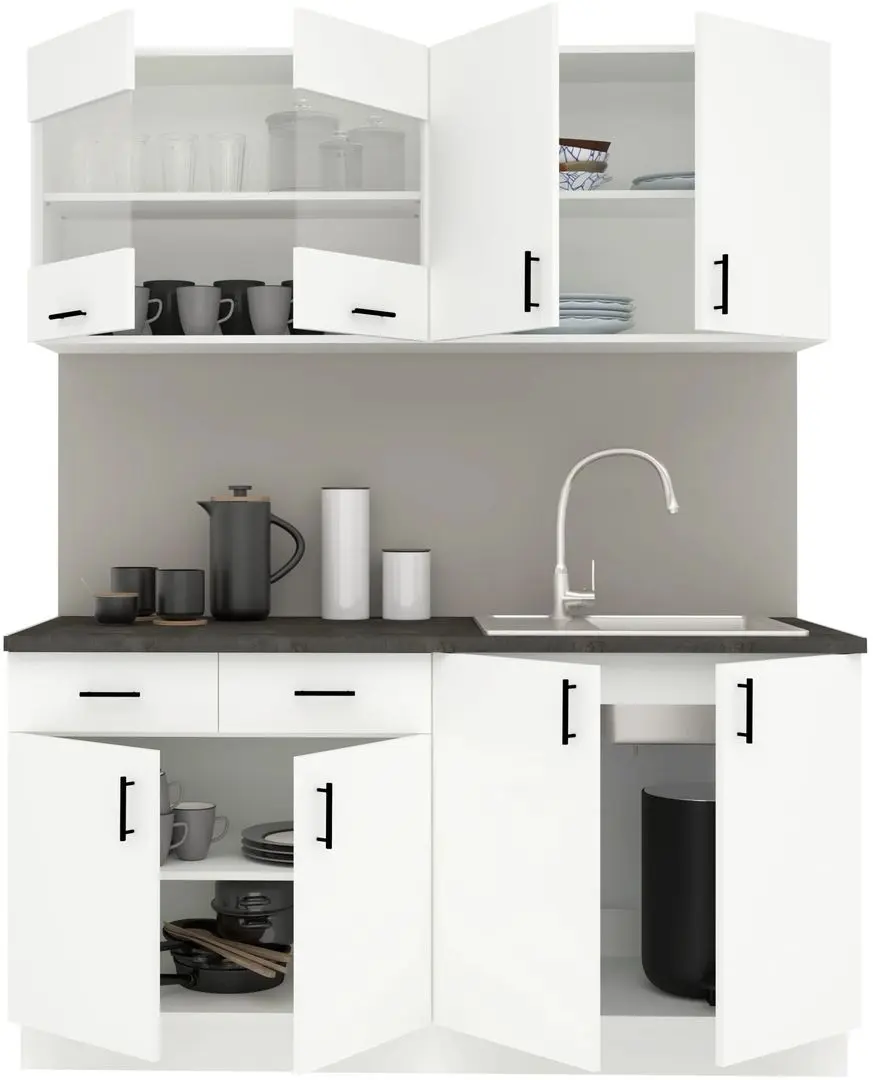 Bucatarie Haaus Karo V8 1.6m (White)