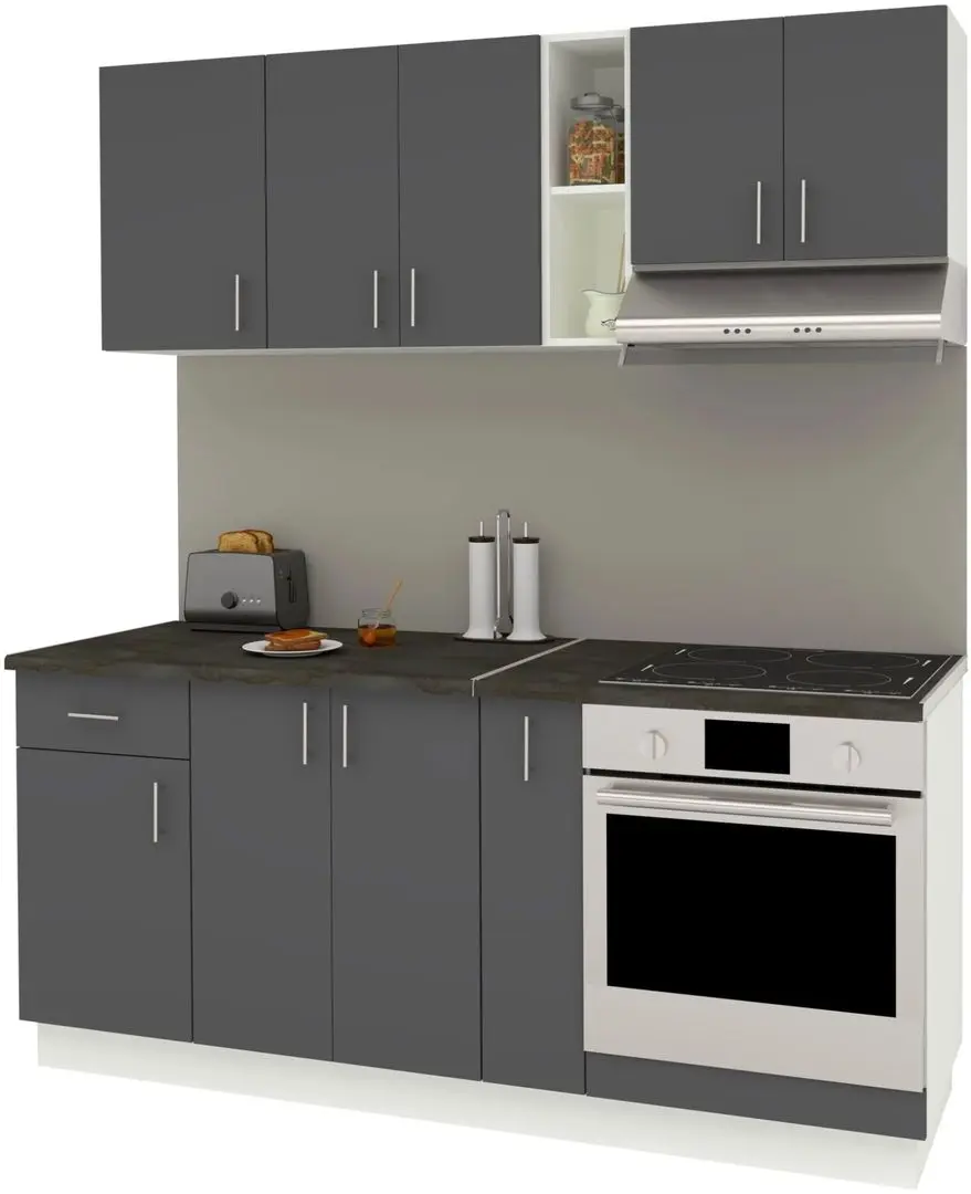 Bucatarie Haaus Karo V9 1.8m (Anthracite/White) - 2