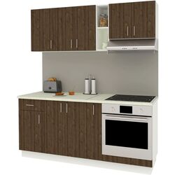 Bucatarie Haaus Karo V9 1.8m (Bronze Oak/White) Thumb