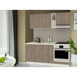 Bucatarie Haaus Karo V9 1.8m (Dark Sonoma Oak/White)