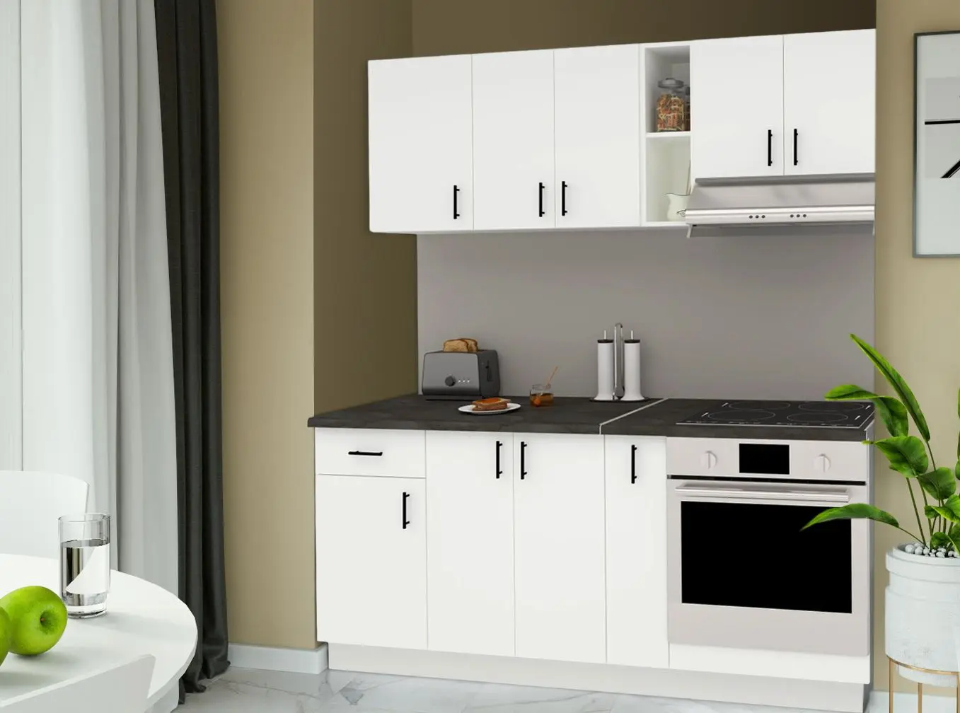 Bucatarie Haaus Karo V9 1.8m (White)