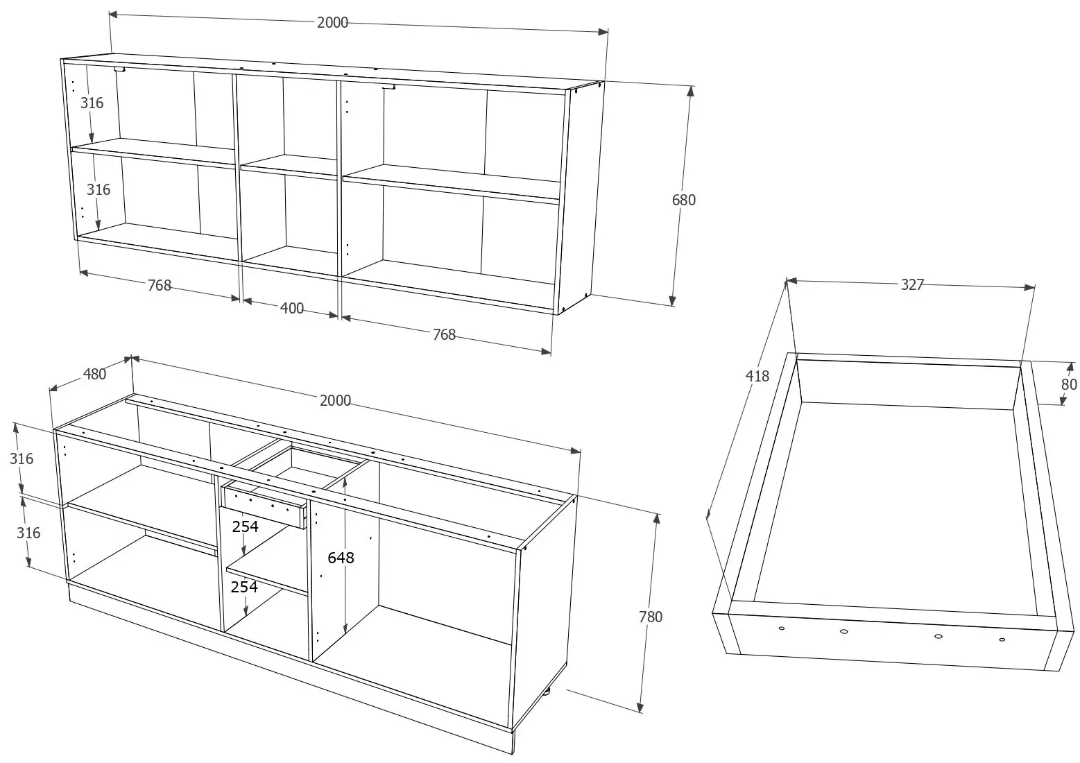 Bucatarie Haaus Nisa 2.0m (White/Wotan Oak) - 5
