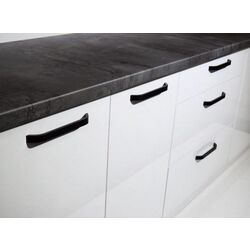 Bucatarie Haaus Lima 2.35m (White/White Gloss) Thumb