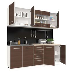 Bucatarie Haaus Riga 2.0m (White/Pine Dark) Thumb