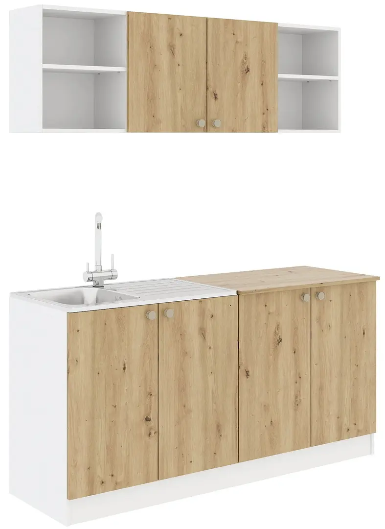 Кухня Haaus Sena 1.6м (Artisan Oak/White) - 2