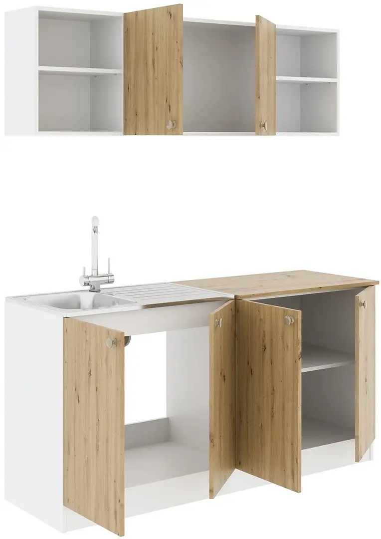 Кухня Haaus Sena 1.6м (Artisan Oak/White) - 3