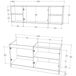 Кухня Haaus Sena 1.6м (Artisan Oak/White) Thumb