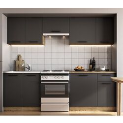 Bucatarie Halmar Daria 2.4m (Craft Oak/Anthracite)