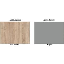 Bucatarie Halmar Elizabeth 2.4m (Gray/Sonoma Oak) Thumb